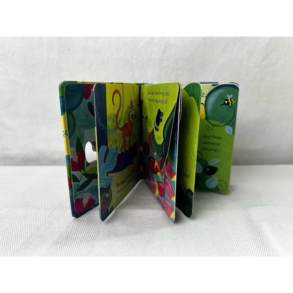 Usborne Little Lift and Look Bugs, Garden & Jungle - Board books (3) Good